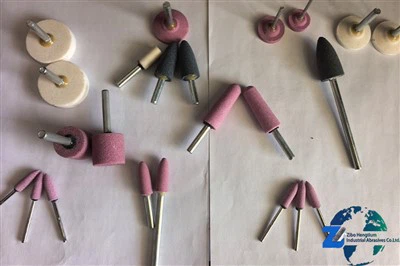 Pontas montadas para polimento de aço carbono